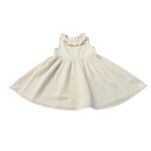 Rylee + Cru Cream Sleeveless Casual Cotton Dress Size 6-7Y
